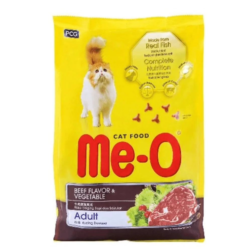 Me-O Cat Food Beef And Vegetable 450Gms