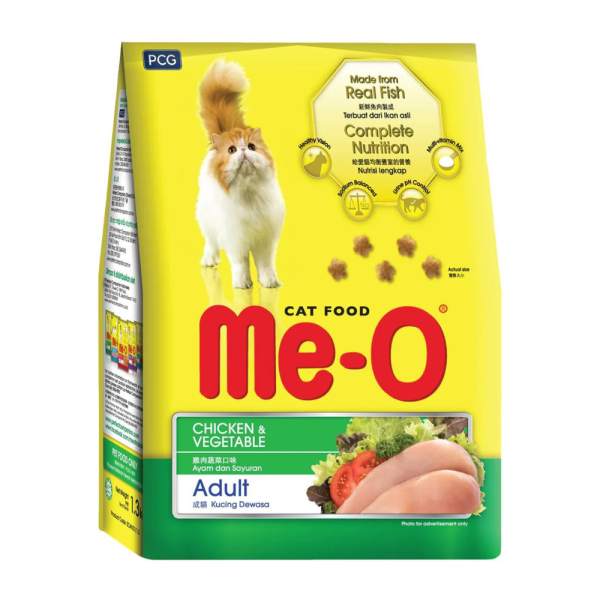 Me-O Cat Food Chicken And Vegetable 450gm