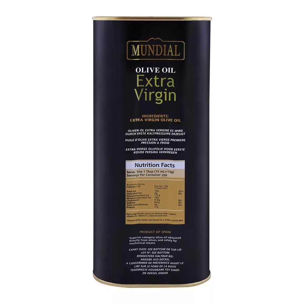 Mundial Olive Oil Extra Virgin 3.0 Litres 3