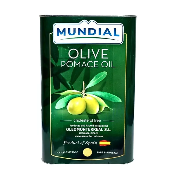 Mundial Olive Pomace Oil Tin, 4 Litre