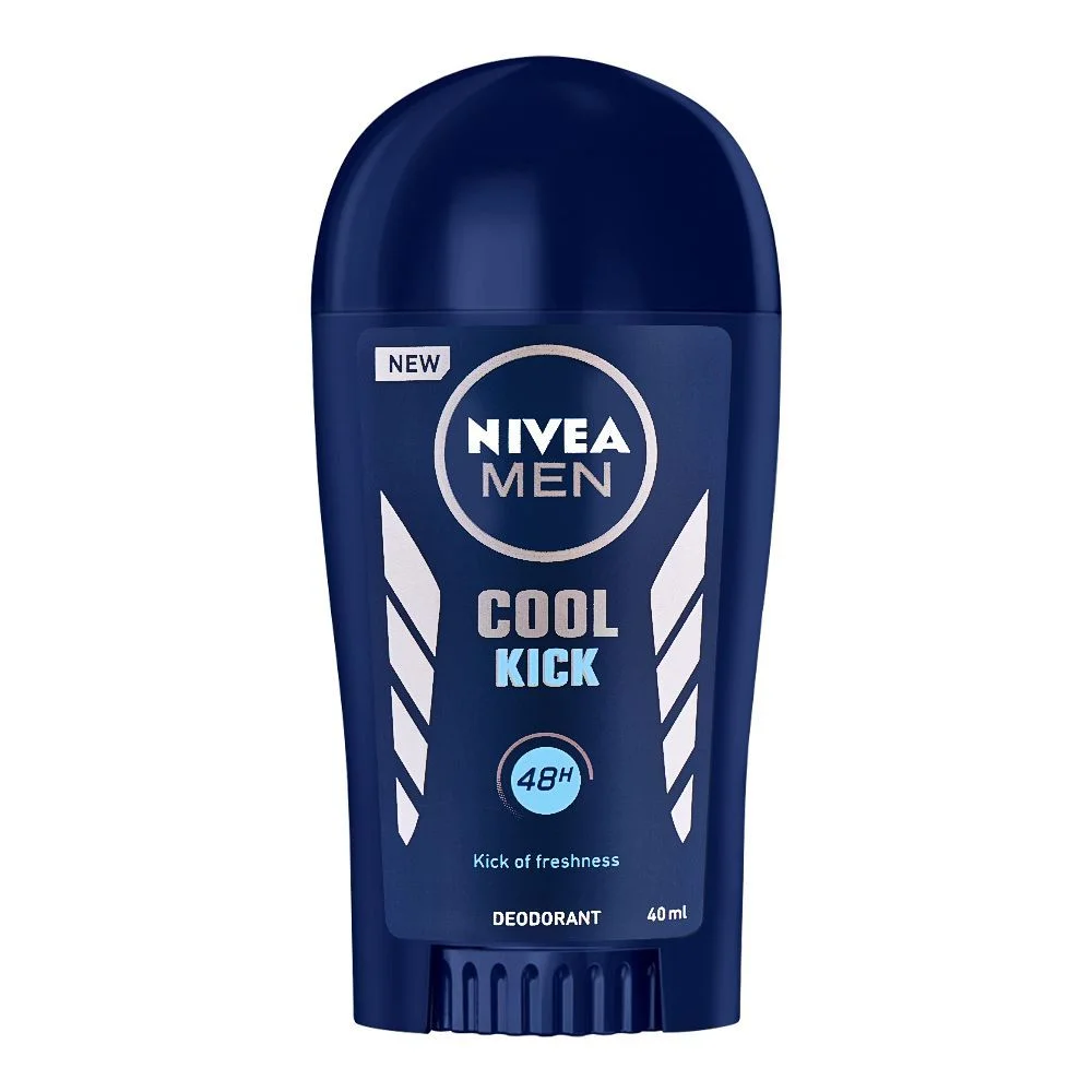 Nivea 48H Men Cool Kick Deodorant Stick, 40Ml