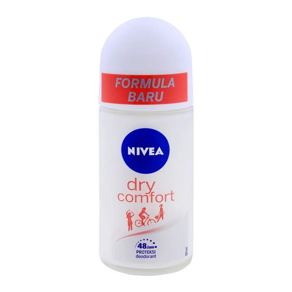 Nivea Dry Comfort Roll On Deodorant, 50Ml