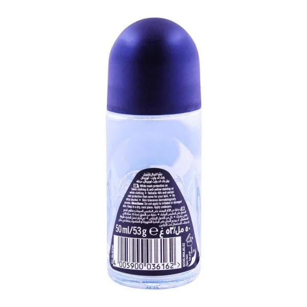 Nivea Men 48H Invisible Original Roll On, For Black & White, 50ml