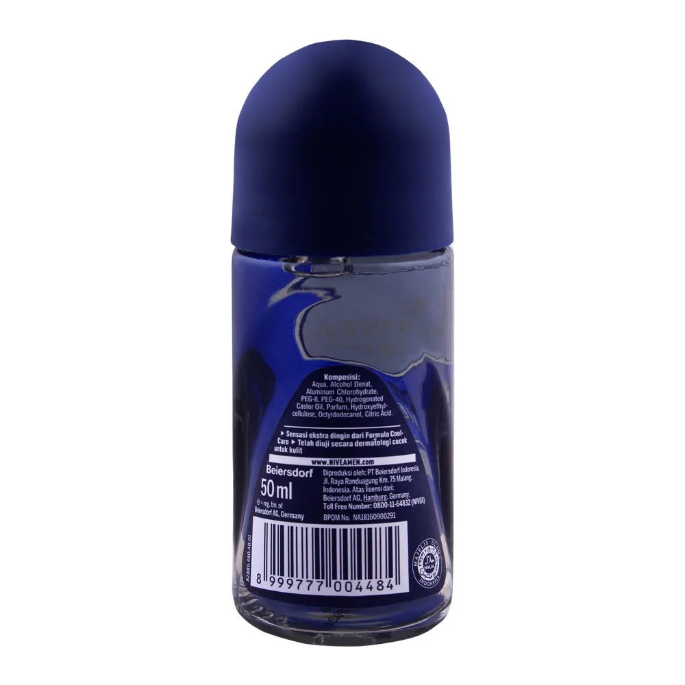 Nivea Men Cool Kick Roll On Deodorant, 50Ml