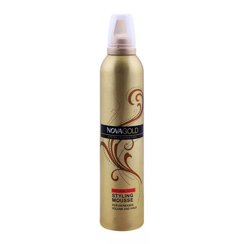 Nova Gold Hair Mousse Natural Hold 300Ml