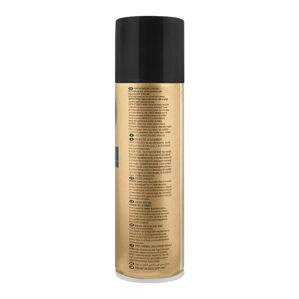 Nova Gold Hair Spray Super Firm Hold 200Ml B