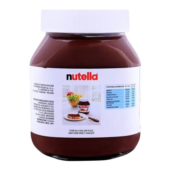 Nutella Hazelnut Cocoa Spread, 630g