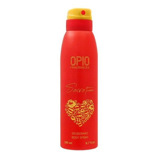 Opio Secret By Kisses Deodorant Body Spray, For Women, 200ml