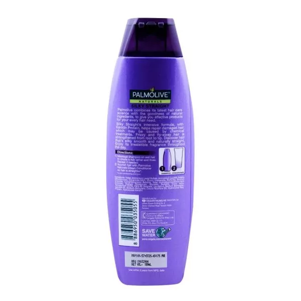 Palmolive Silky Straight Keratin Shampoo, 180ml