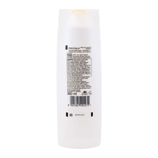 Pantene Advanced Anti Hair Fall Solution + Milky Extra Treatment Shampoo, 360ml