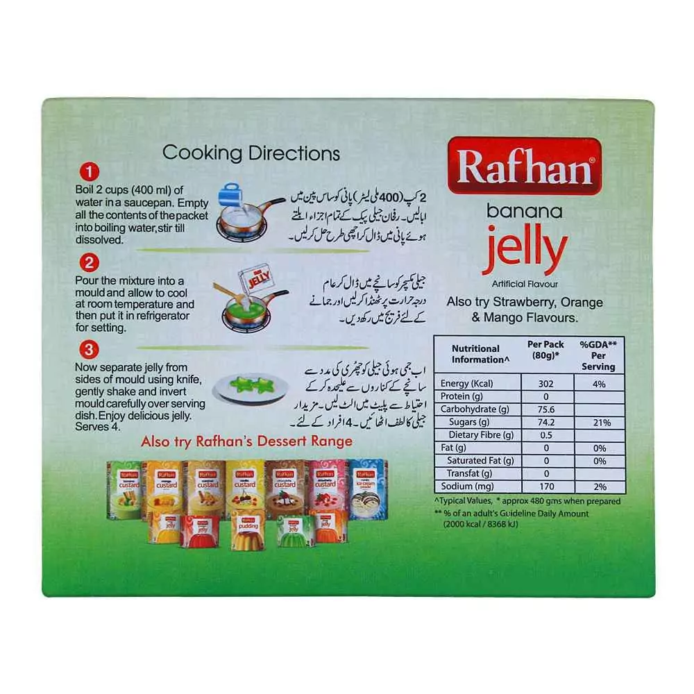 Rafhan Banana Jelly 80Gms A