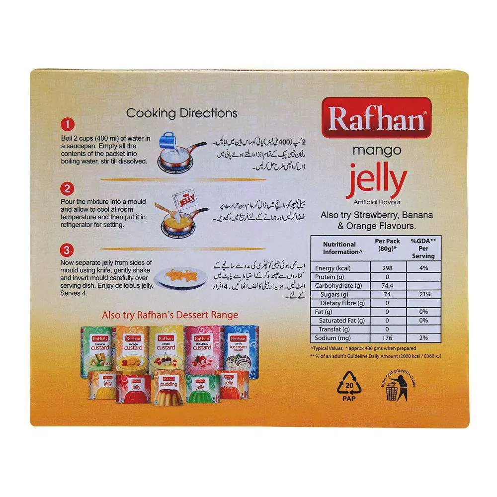 Rafhan Mango Jelly 80Gms