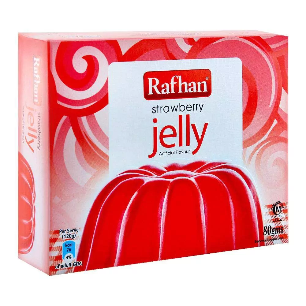 Rafhan Strawberry Jelly 80Gms