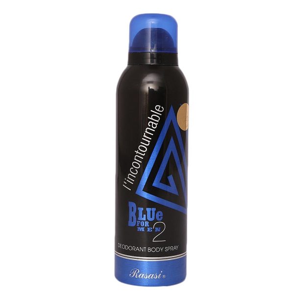 Rasasi Deodorant Blue For Men 2 incontournable Body Spray 200ml