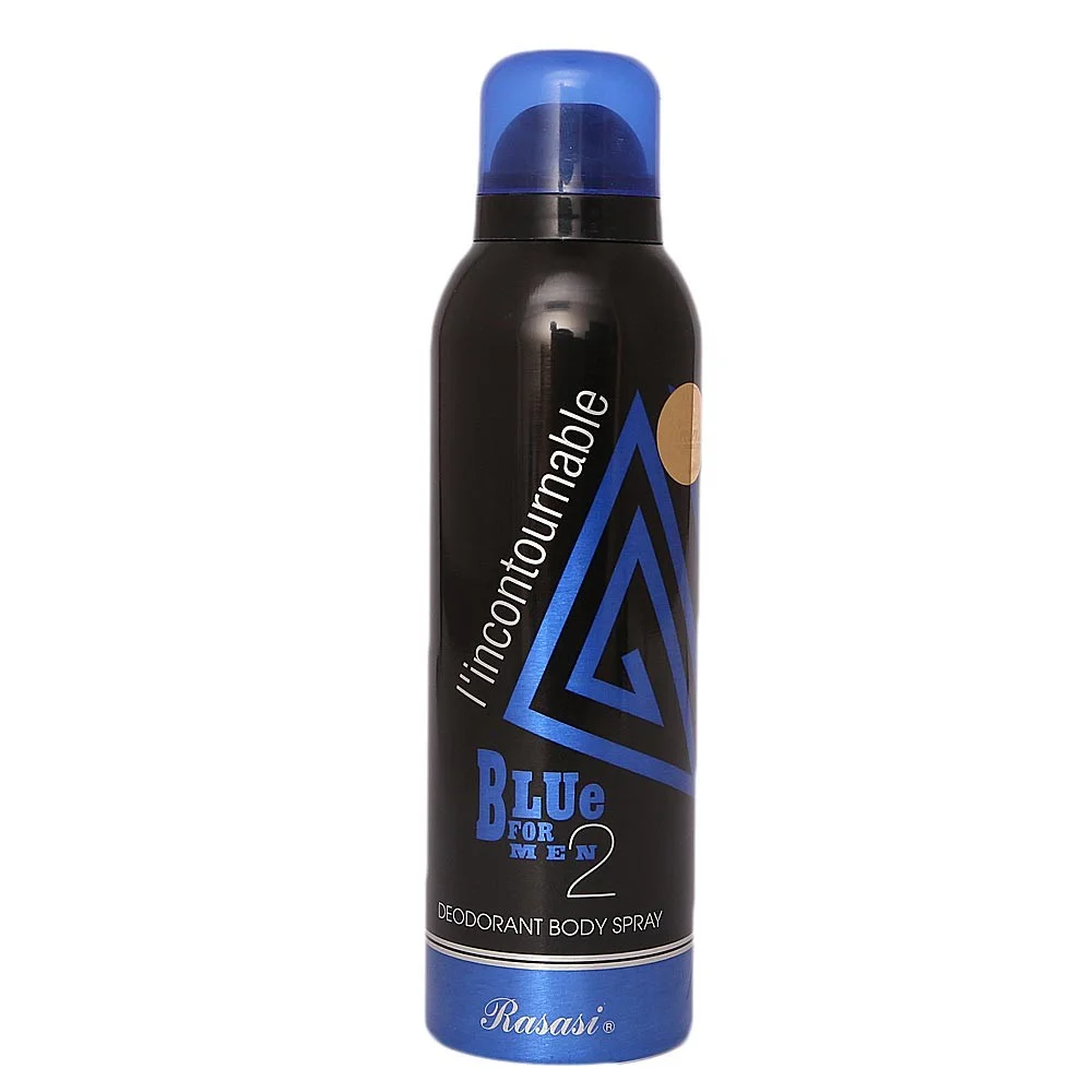 Rasasi Deodorant Blue For Men 2 Incontournable Body Spray 200Ml