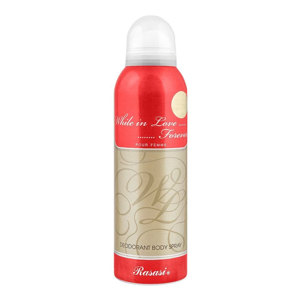 Rasasi While In Love Forever, Deodorant Spray, For Women, 200Ml