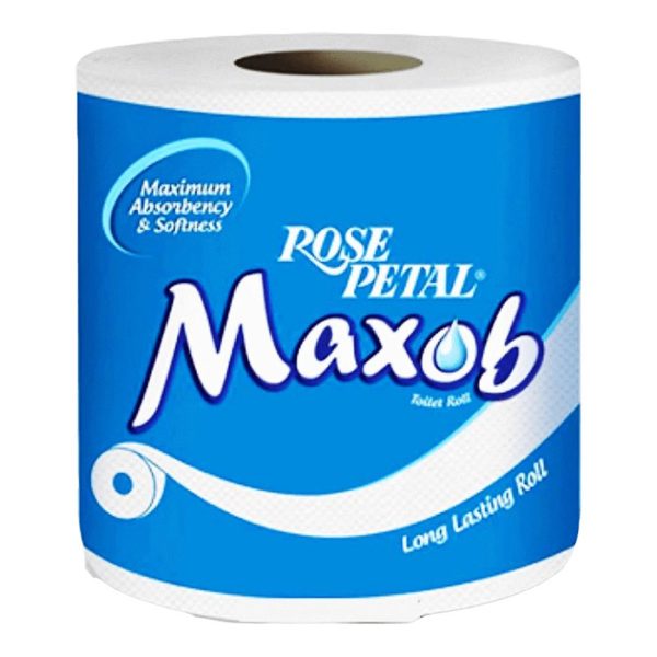 Rose Petal Maxob Toilet Tissue Roll, Single