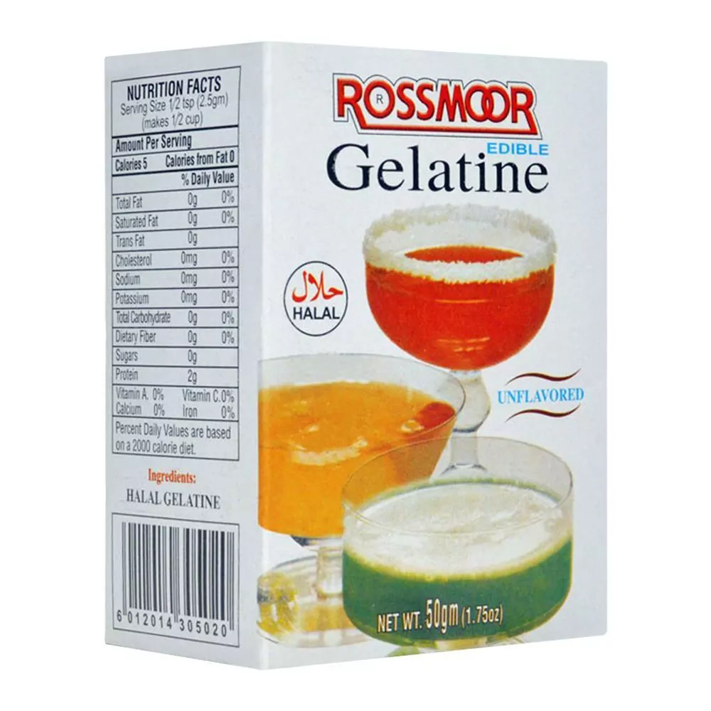 Rossmoor Gelatine Unflavored 50Gms