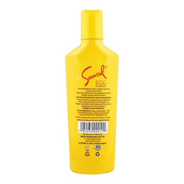 Samsol Egg Daily Use Shampoo, For Normal to Dry Hair, 200ml