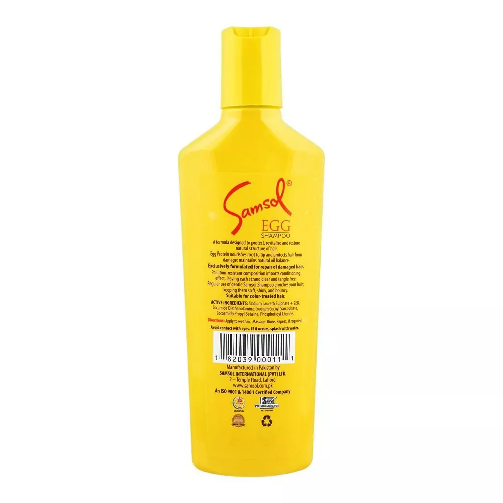 Samsol Egg Daily Use Shampoo, For Normal To Dry Hair, 200Ml