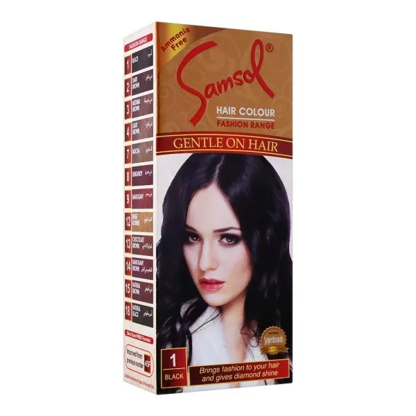 Samsol Fashion Range Hair Colour 1 Black