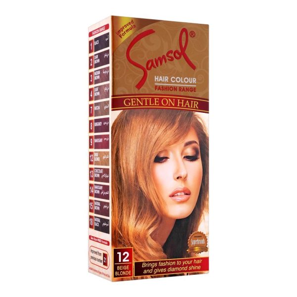 Samsol Fashion Range Hair Colour 12 Beige Blonde