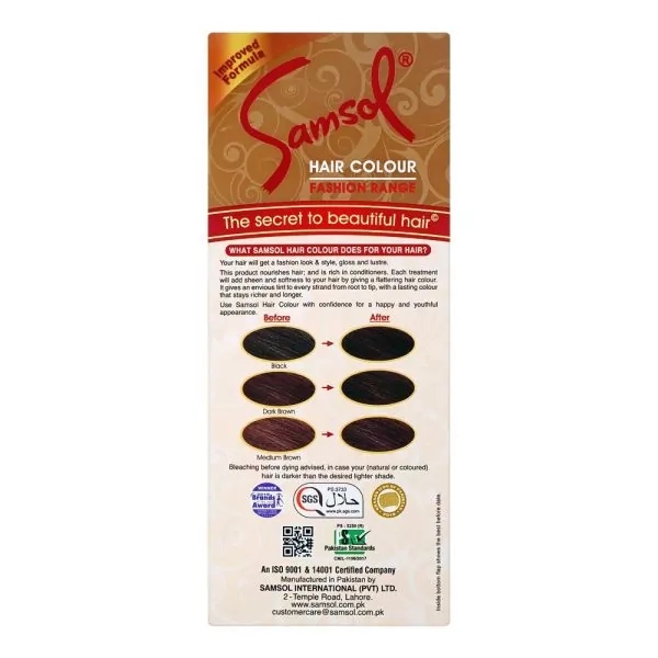 Samsol Fashion Range Hair Colour 14 Mahogany Brown