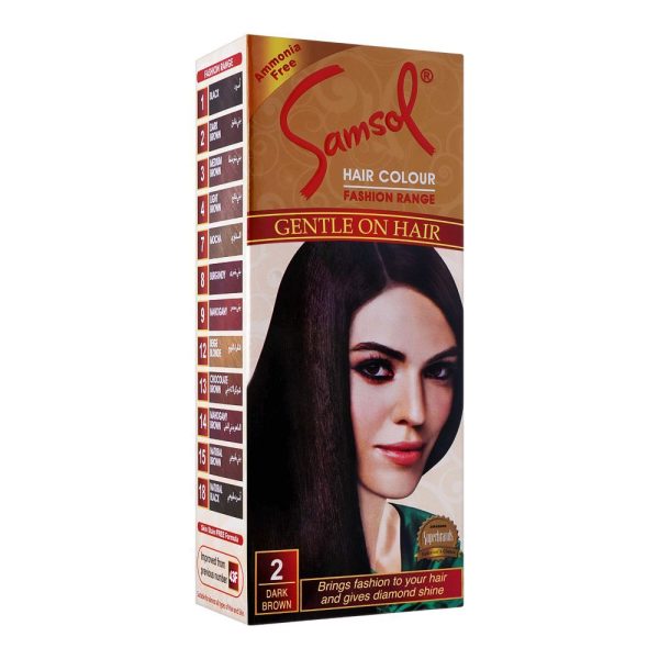 Samsol Fashion Range Hair Colour 2 Dark Brown