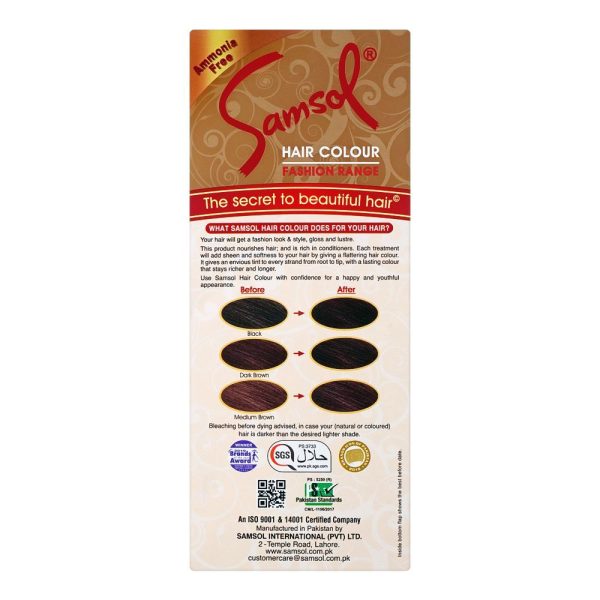 Samsol Fashion Range Hair Colour 2 Dark Brown