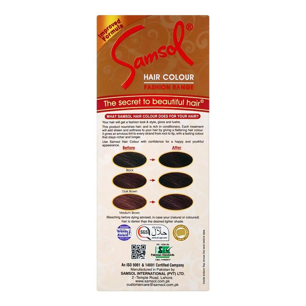 Samsol Fashion Range Hair Colour 9 Mahogany