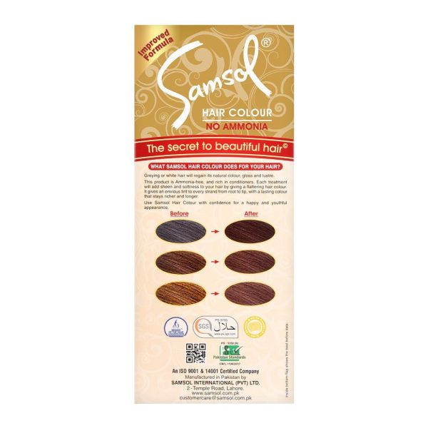 Samsol No Ammonia Hair Colour 43 Dark Brown