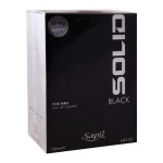 Sapil Solid Black Perfume For Men Eau De Toilette, 100ml