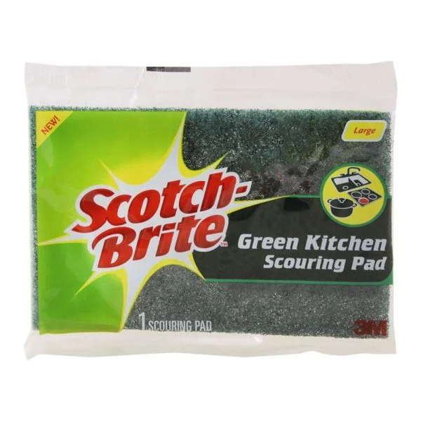 Scotch Brite Green Kitchen Scouring Pad, Large