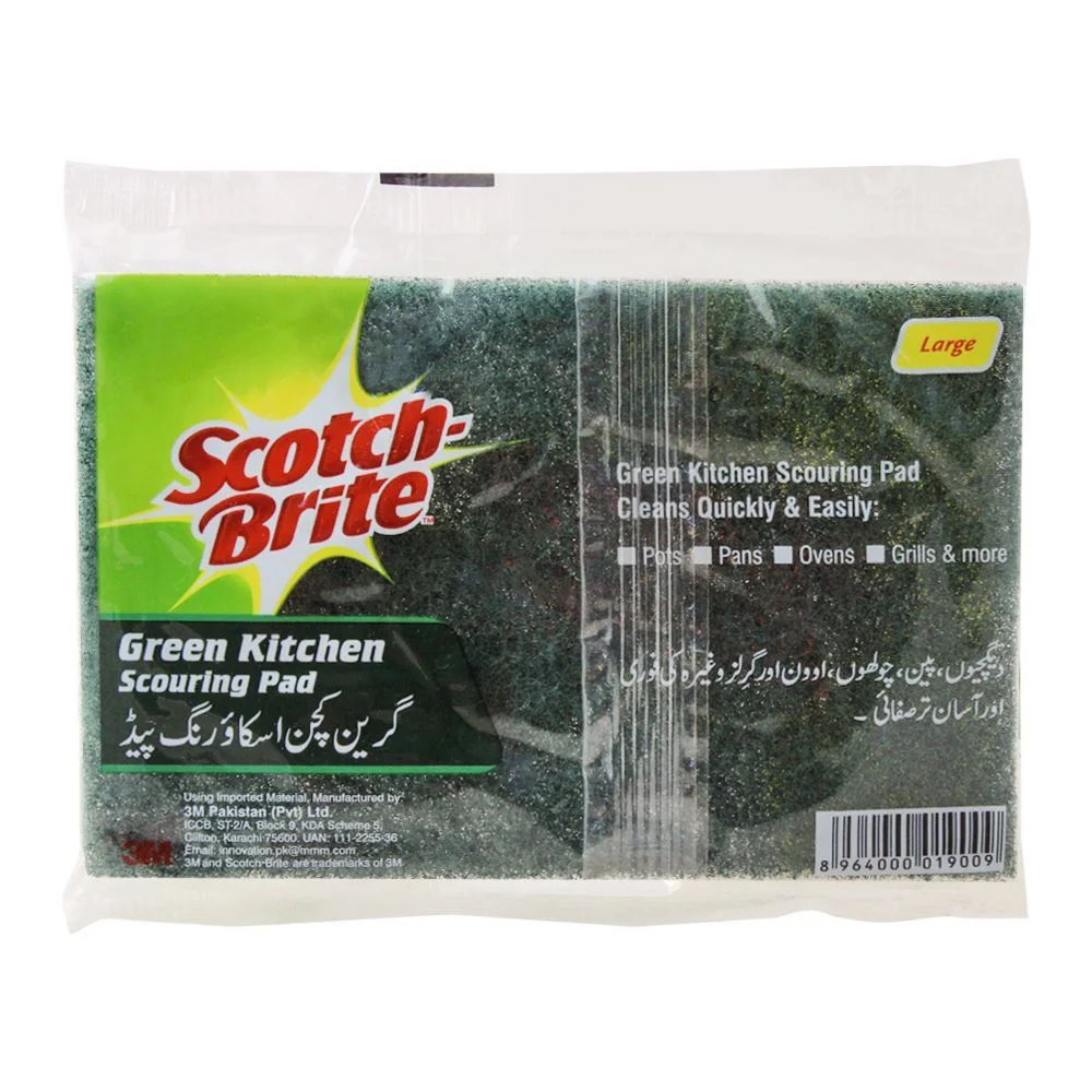 Scotch Brite Green Kitchen Scouring Pad Large A