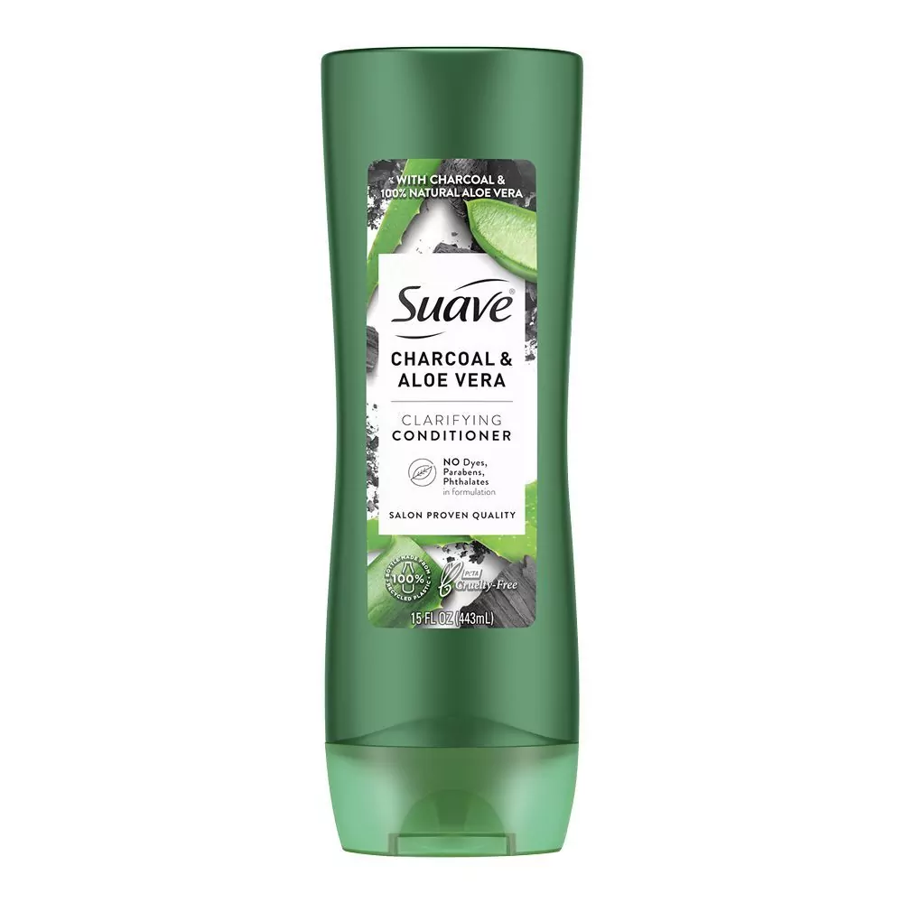 Suave Charcoal &Amp;Amp; Aloe Vera Clarifying Conditioner, 443Ml