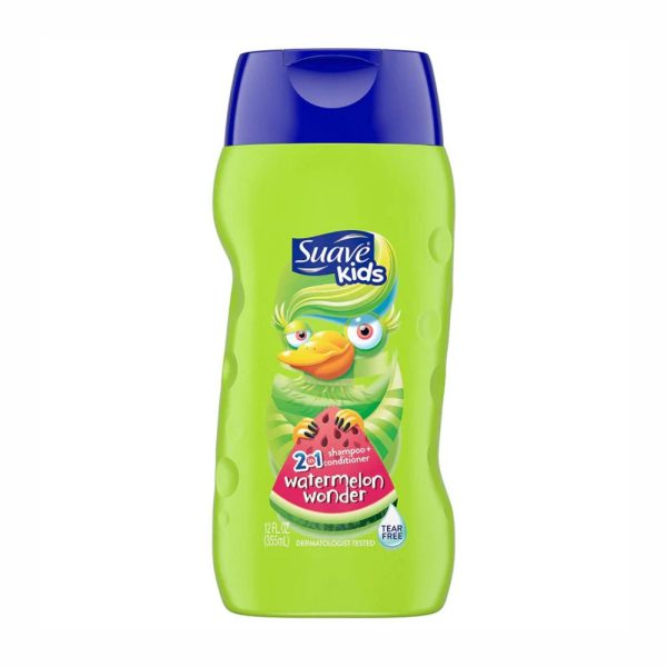 Suave Kids 3 in 1 Smoothing Shampoo, Conditioner & baby wash 355ml