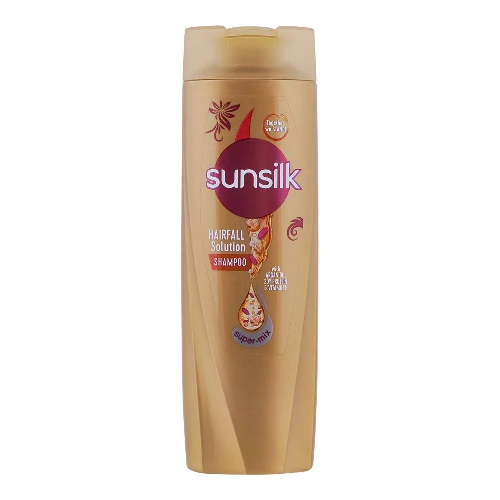 Sunsilk Hair Fall Solution Argan Oil, Soy Protein &Amp;Amp; Vitamin E Shampoo, 185Ml