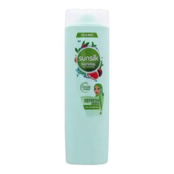 Sunsilk Natural Recharge Fig & Mint Refresh Shampoo, 380ml