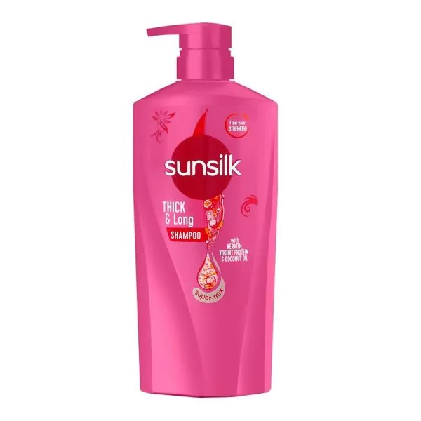 Sunsilk Thick & Long Keratin Yogurt Protein Coconut Oil Shampoo, 660ml