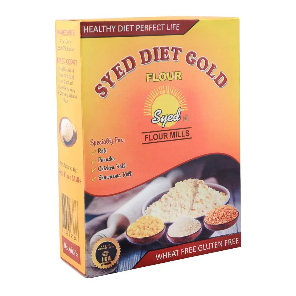 Syed Flour Mills Diet Gold Atta, Wheat &Amp;Amp; Gluten Free, 1 Kg