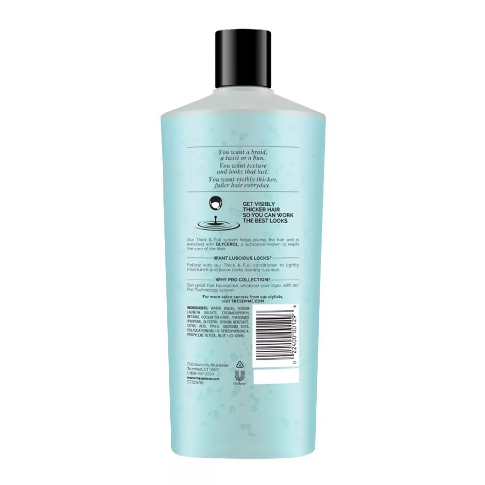 Tresemme Shampoo Thick And Full 650Ml A