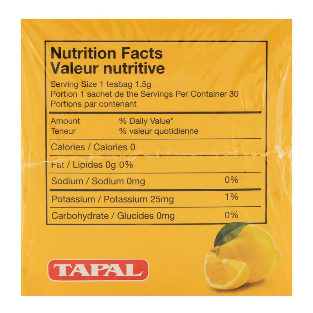 Tapal Lemon Green Tea Bags 30-Pack