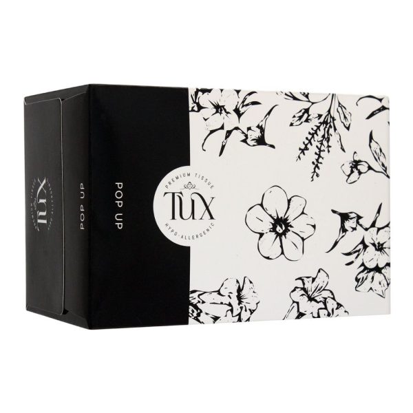 Tux Popup Pop-Up Tissues Box Premium, 300 Sheets, 150x2ply