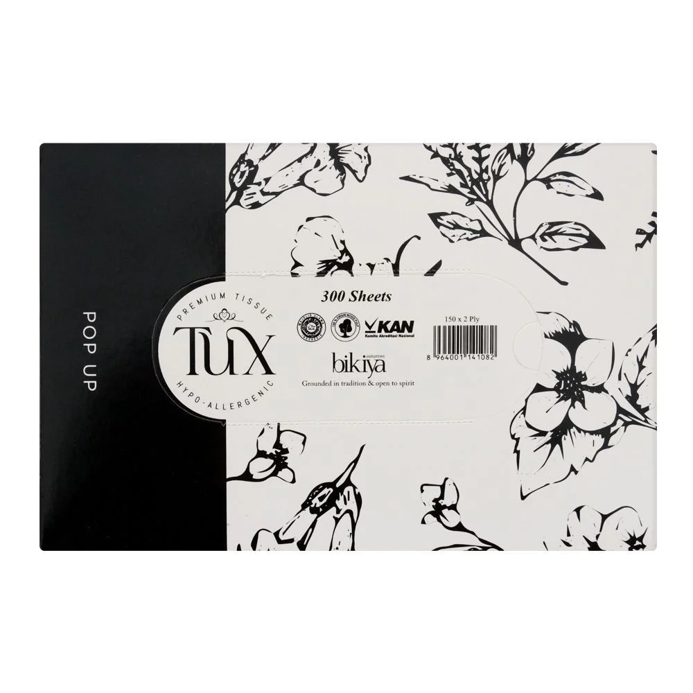 Tux Popup Pop Up Tissues Box Premium 300 Sheets