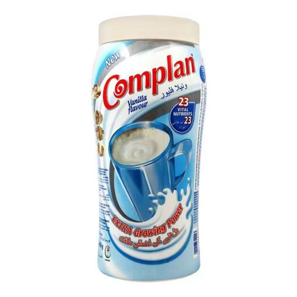 Vanilla Flavour Complan, Bottle, 400g