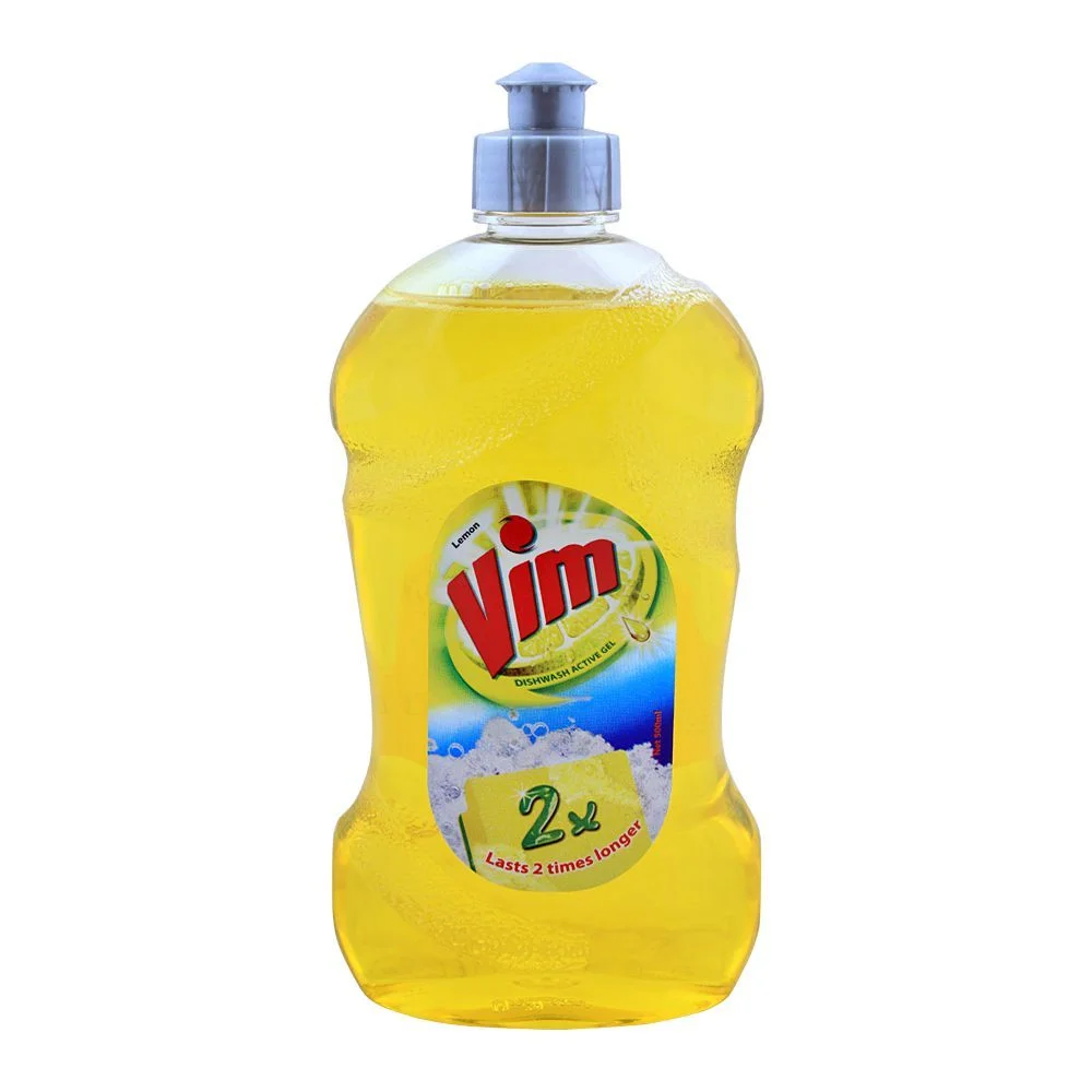 Vim Lemon Dishwash Active Gel 500Ml