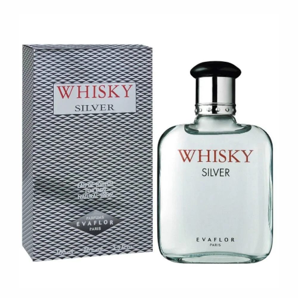 Whisky Silver By Evaflor For Men Eau De Toilette 100Ml