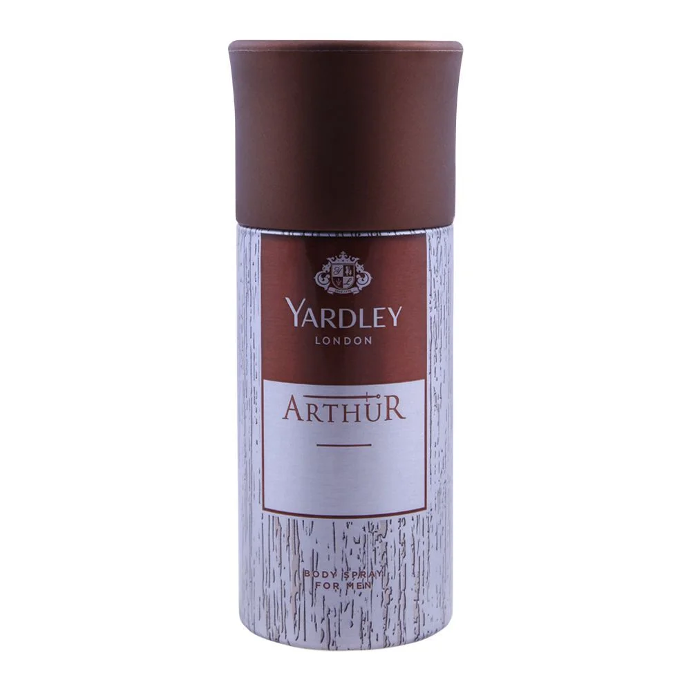 Yardley Arthur Deodorant Body Spray For Men, 150Ml