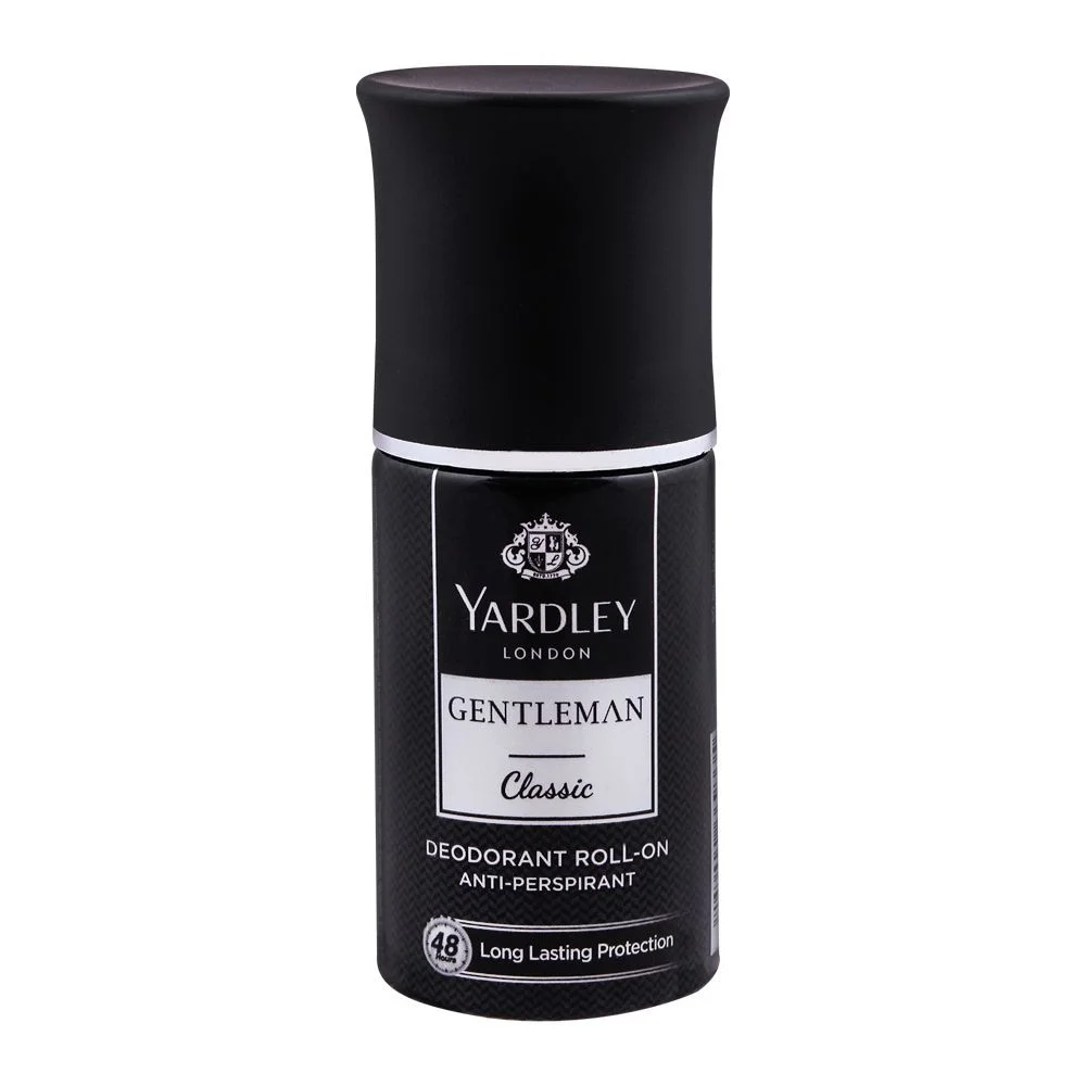 Yardley Gentleman Classic Roll-On Deodorant, 50Ml