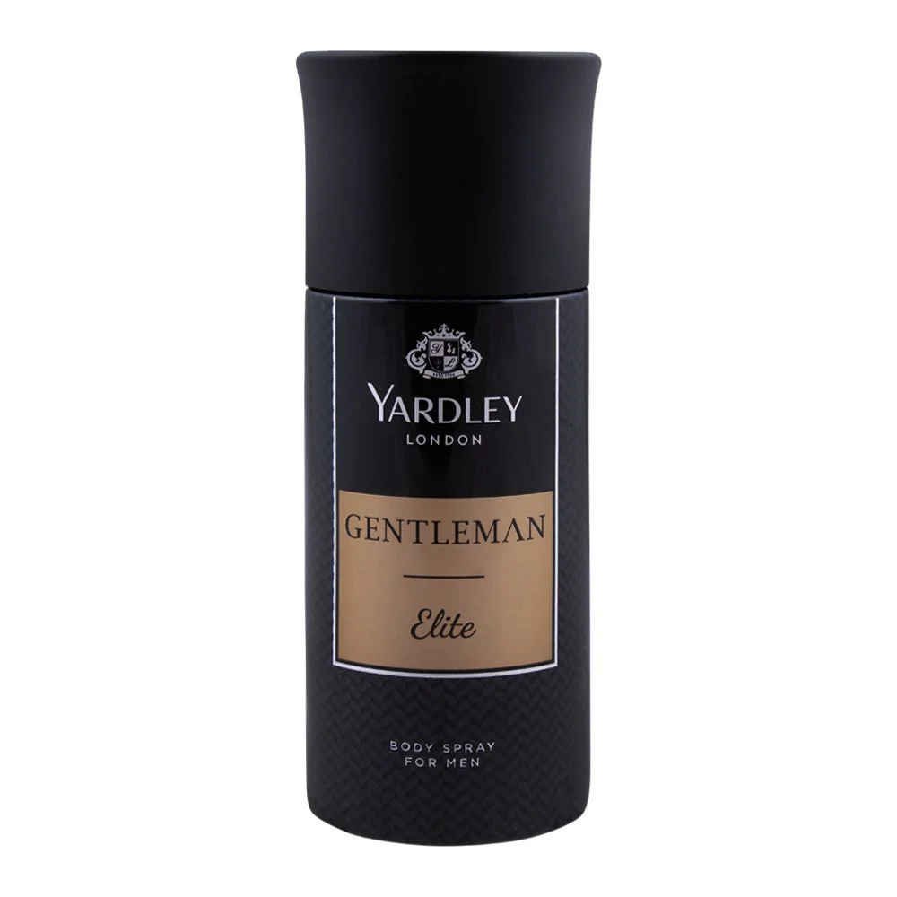 Yardley Gentleman Elite Deodorant Body Spray, 150Ml